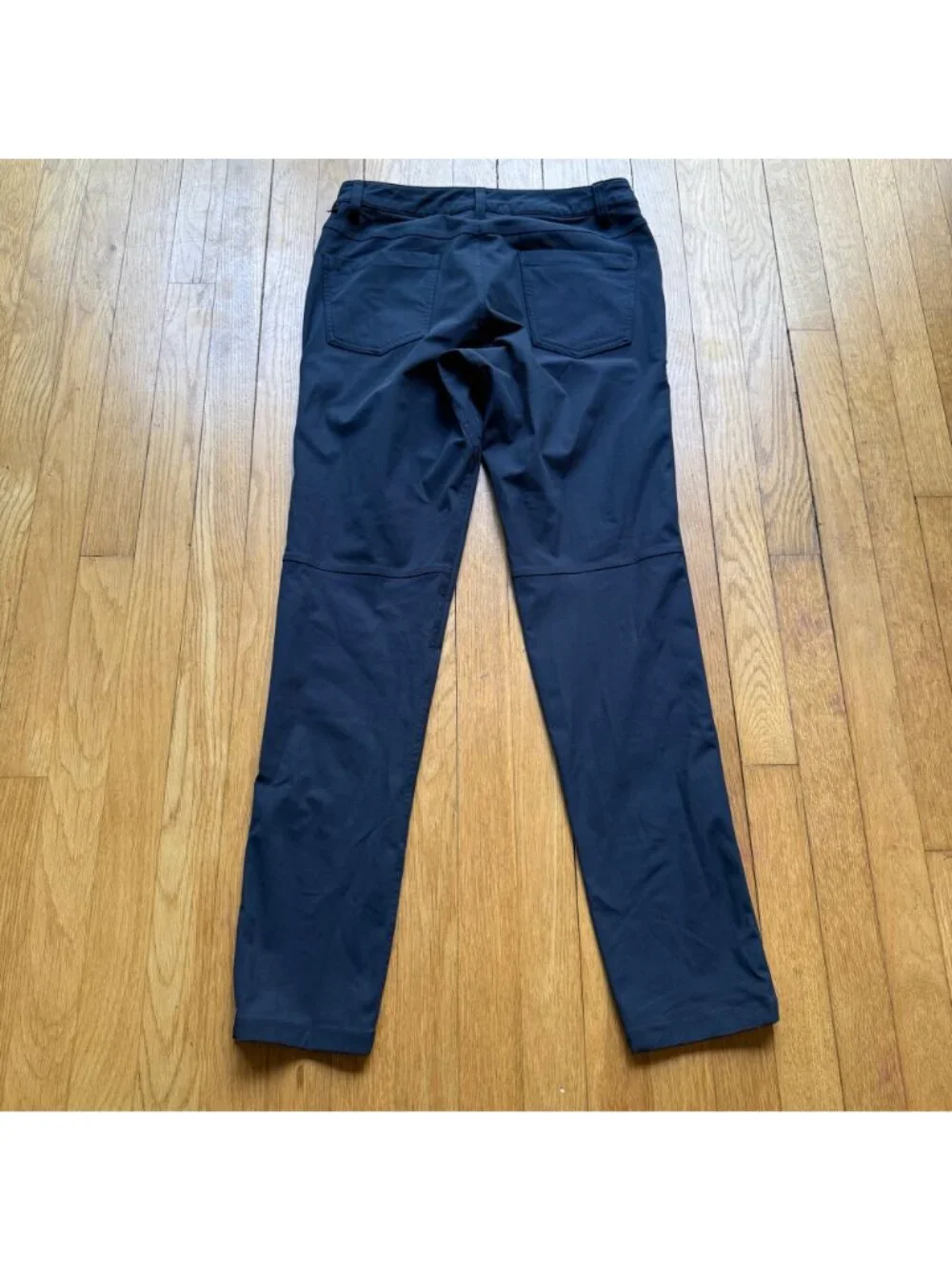 Lululemon Size 28 Navy Blue 100% Polyester 5-Pocket Mid-Rise Straight Leg Pants
